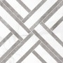 Patterned --and-- Statement Black/Dark Grey Medium Format 260x410 - 595x595 Porcelain for Wall/Floor; Finish - Natural